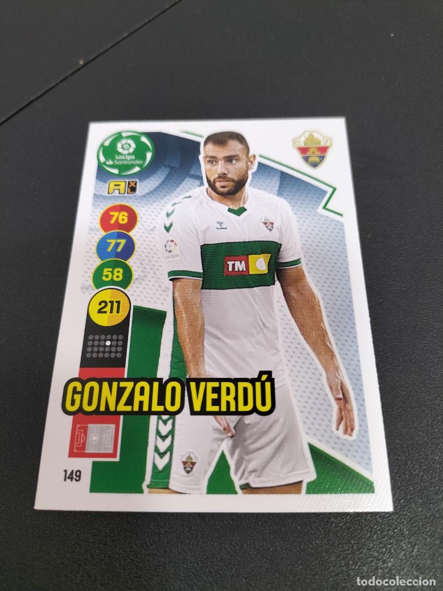 Cromos de f&uacute;tbol: 1 CROMO FICHA PANINI ADRENALYN TEMPORADA 18-19 2018-2019 ELCHE C.F 149 CARLOS VERD&Uacute;