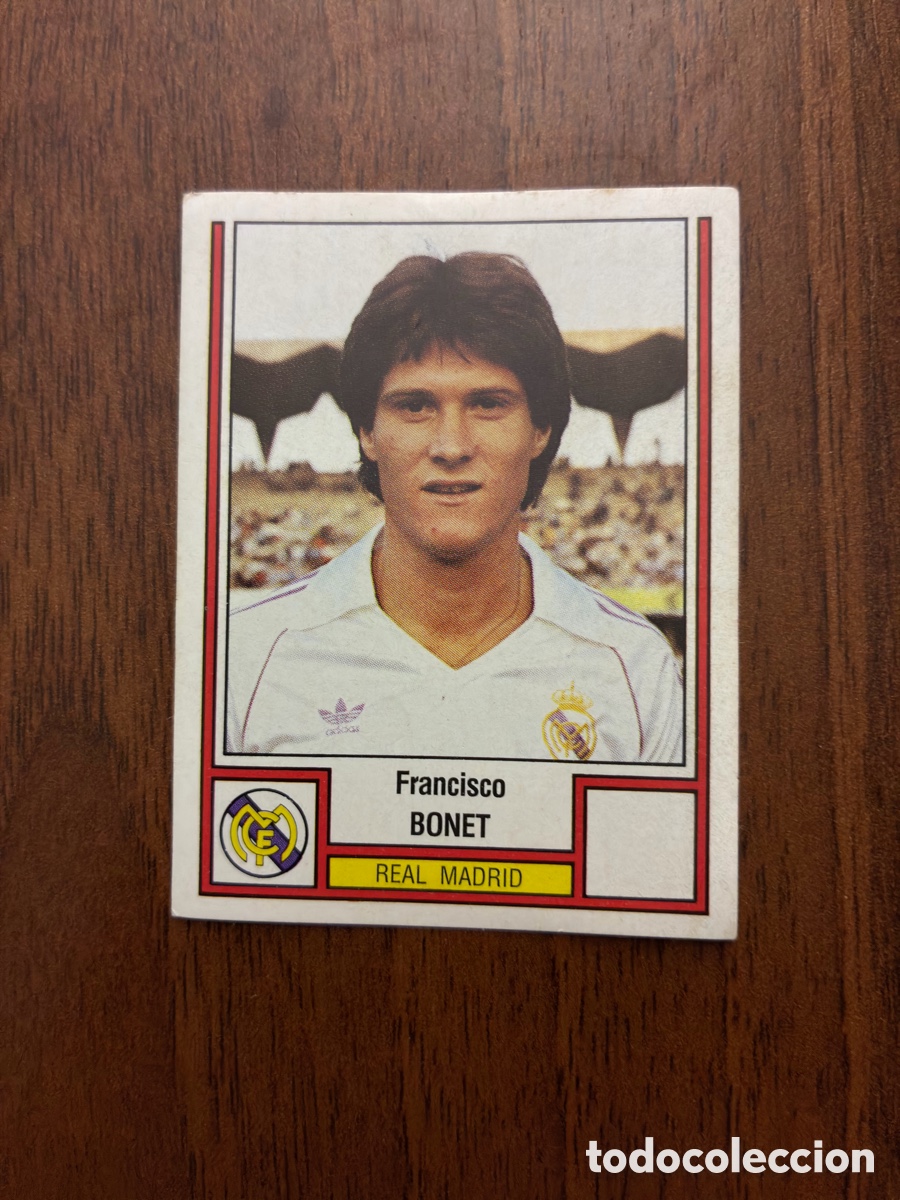 Cartes &agrave; collectionner de Football: Cromo Francisco Bonet (Real Madrid) n&ordm; 189 - F&uacute;tbol 83 Panini (1982/83) - Sin Pegar