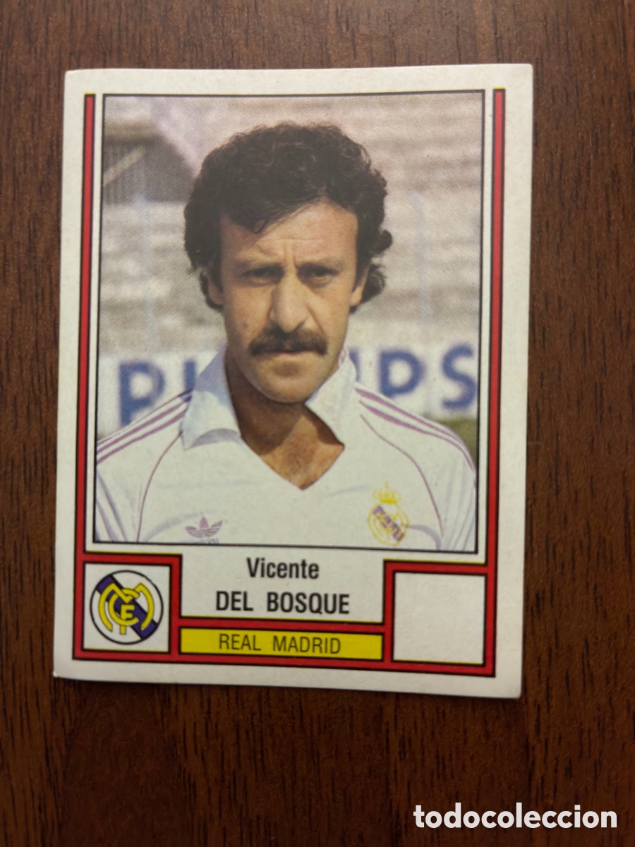 Cartes &agrave; collectionner de Football: Cromo Vicente del Bosque (Real Madrid) n&ordm; 192 - F&uacute;tbol 83 Panini (1982/83) - Sin Pegar