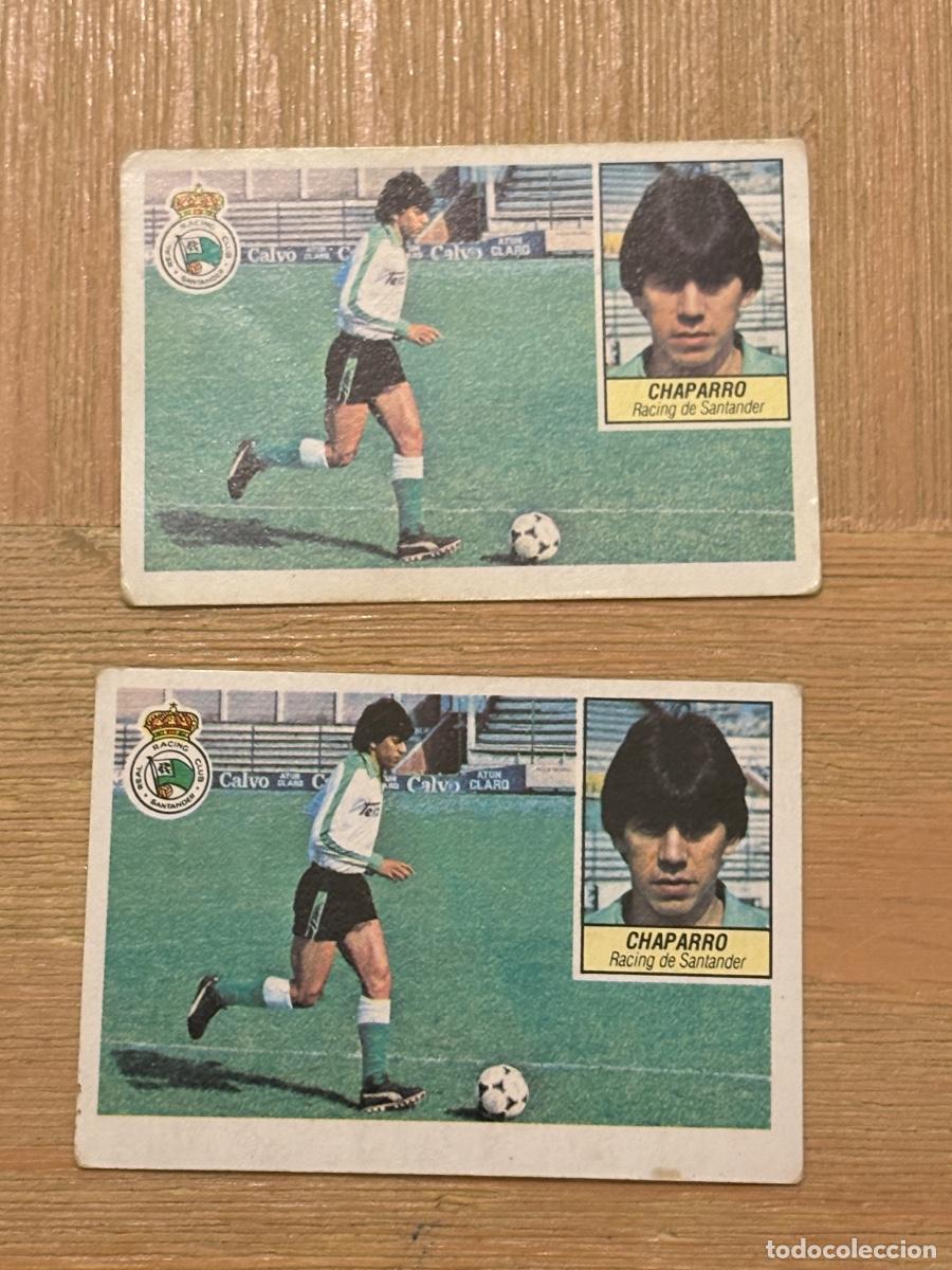 Cromos de f&uacute;tbol: 44. CROMO SIN PEGAR LIGA ESTE 1984-85 84-85 CHAPARRO VERSI&Oacute;N COLOCA Y NO COLOCA RACING SANTANDER