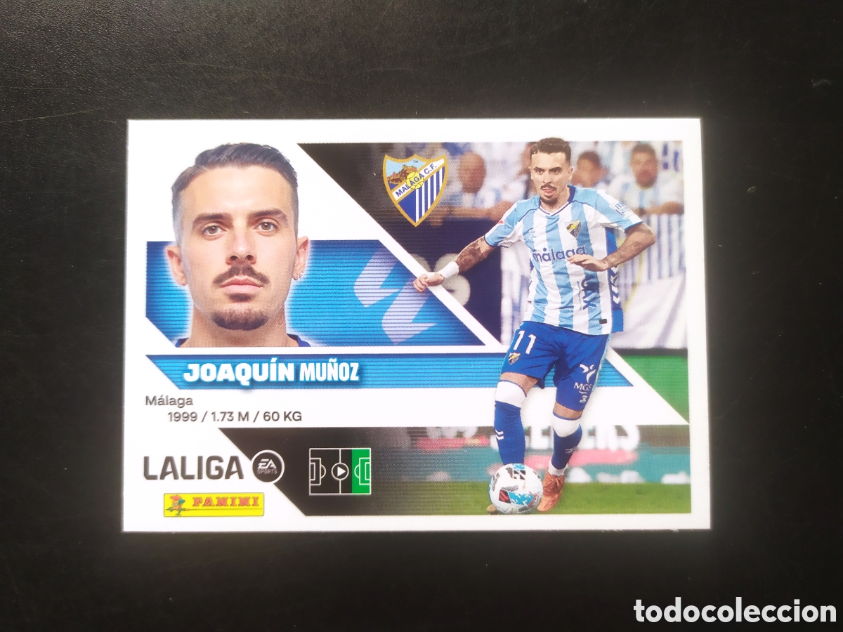 Cromos de f&uacute;tbol: Liga este 2026 2027 26 27 panini Joaquin Mu&ntilde;oz n&deg; 19 M&aacute;laga