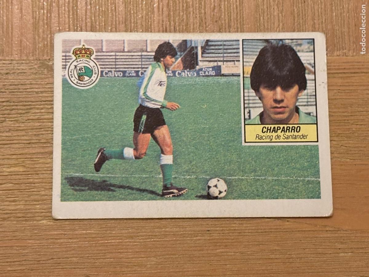 Cromos de f&uacute;tbol: 44. CROMO SIN PEGAR LIGA ESTE 1984-85 84-85 CHAPARRO VERSI&Oacute;N NO COLOCA RACING SANTANDER