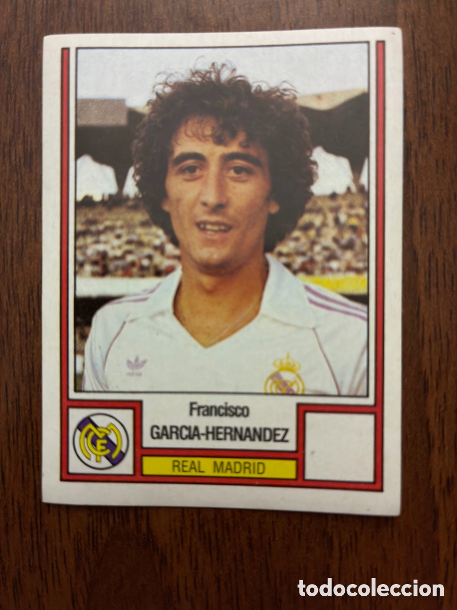 Cartes &agrave; collectionner de Football: Cromo Francisco Garc&iacute;a-Hern&aacute;ndez (Real Madrid) n&ordm; 194 - F&uacute;tbol 83 Panini (1982/83) - Sin Pegar