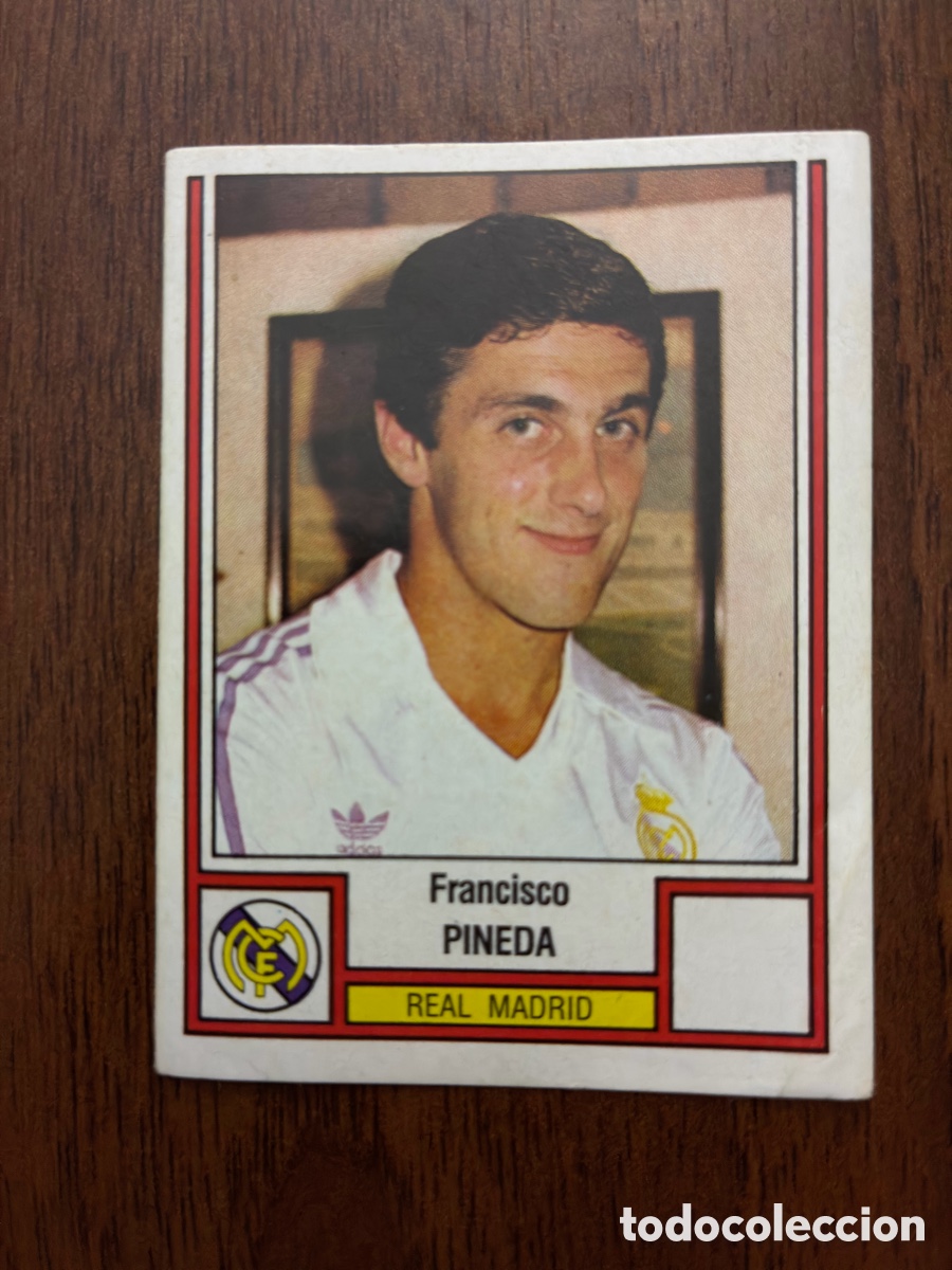 Cromos de f&uacute;tbol: Cromo Francisco Pineda (Real Madrid) n&ordm; 197 - F&uacute;tbol 83 Panini (1982/83) - Sin Pegar