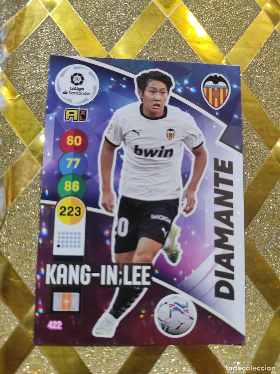 Cromos de f&uacute;tbol: CROMO DE F&Uacute;TBOL KANG-IN LEE VALENCIA DIAMANTE N&Uacute;MERO 422 ADRENALYN XL 2020 2021 !
