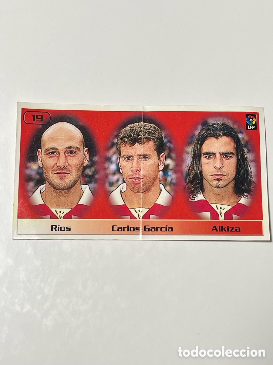 Cromos de f&uacute;tbol: Roberto Rios - Carlos Garc&iacute;a- Bittor Alkiza Athletic de Bilbao 98/99 Bollycao #19