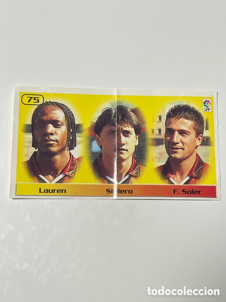 Cromos de f&uacute;tbol: Lauren - Gustavo Siviero - Paco Soler Mallorca 98/99 Bollycao #75