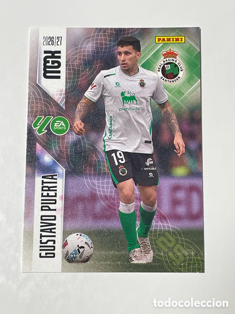 Cromos de f&uacute;tbol: Gustavo Puerta Racing de Santander Panini Megacracks 26/27 #281
