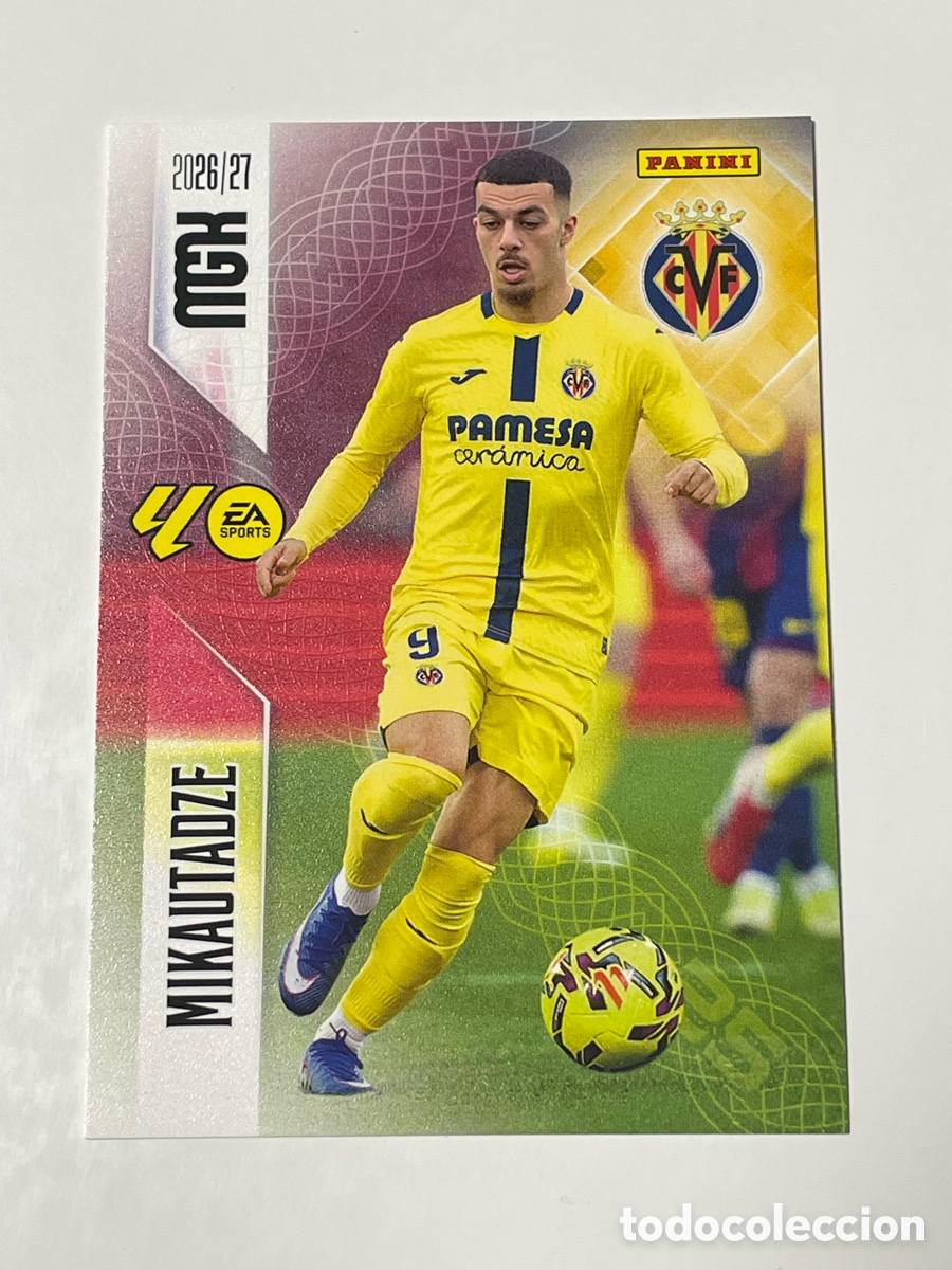 Cromos de f&uacute;tbol: Georges Mikautadze Villarreal Panini Megacracks 26/27 #376
