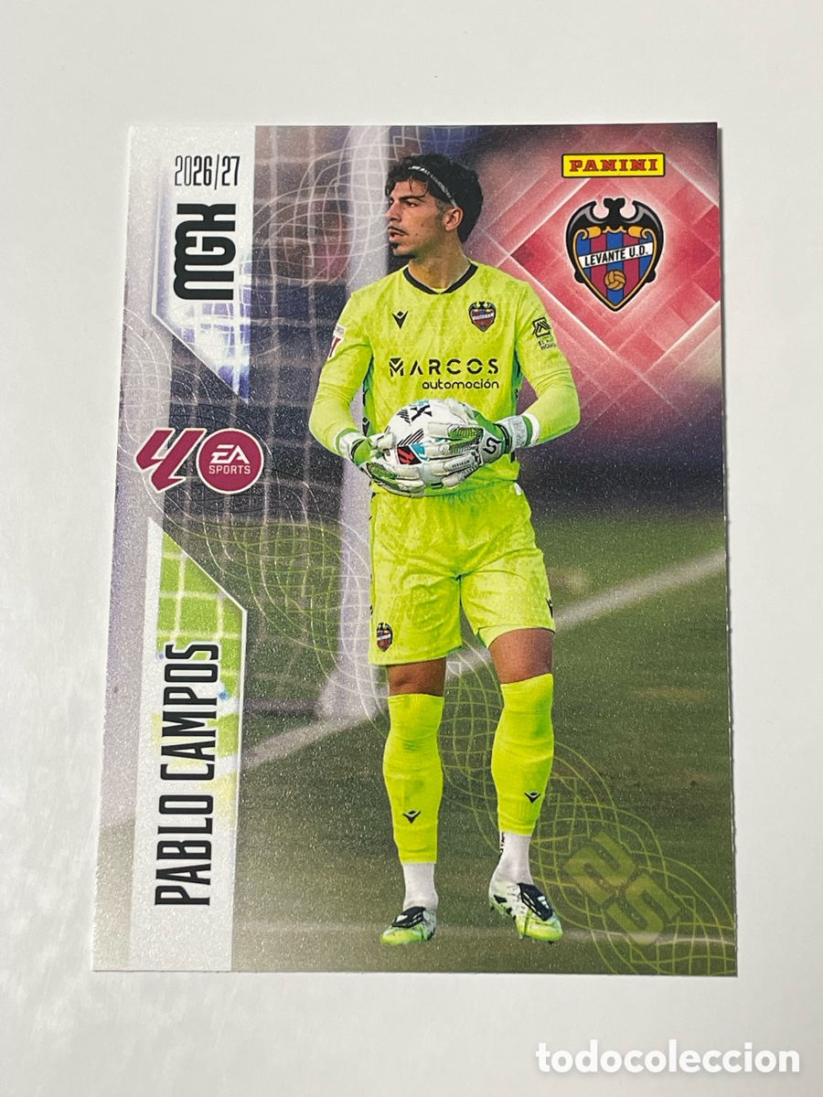 Cartes &agrave; collectionner de Football: Pablo Campos Levante Panini Megacracks 26/27 #201