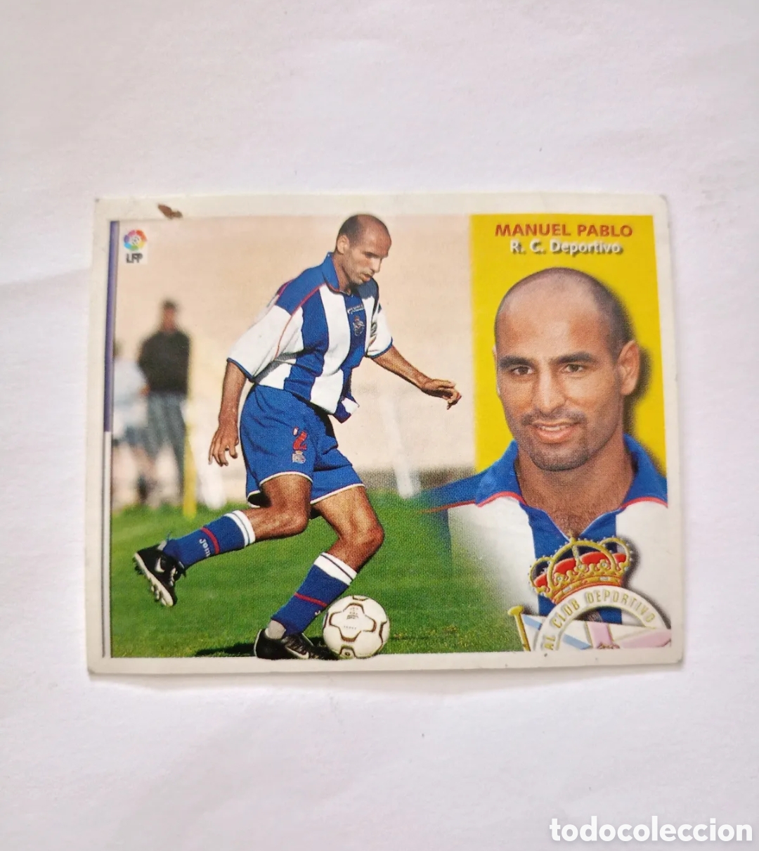 Cartes &agrave; collectionner de Football: MANUEL PABLO DEPORTIVO DE LA CORU&Ntilde;A SIN PEGAR PANINI EDICIONES ESTE LIGA TEMPORADA 2002 2003 02 03
