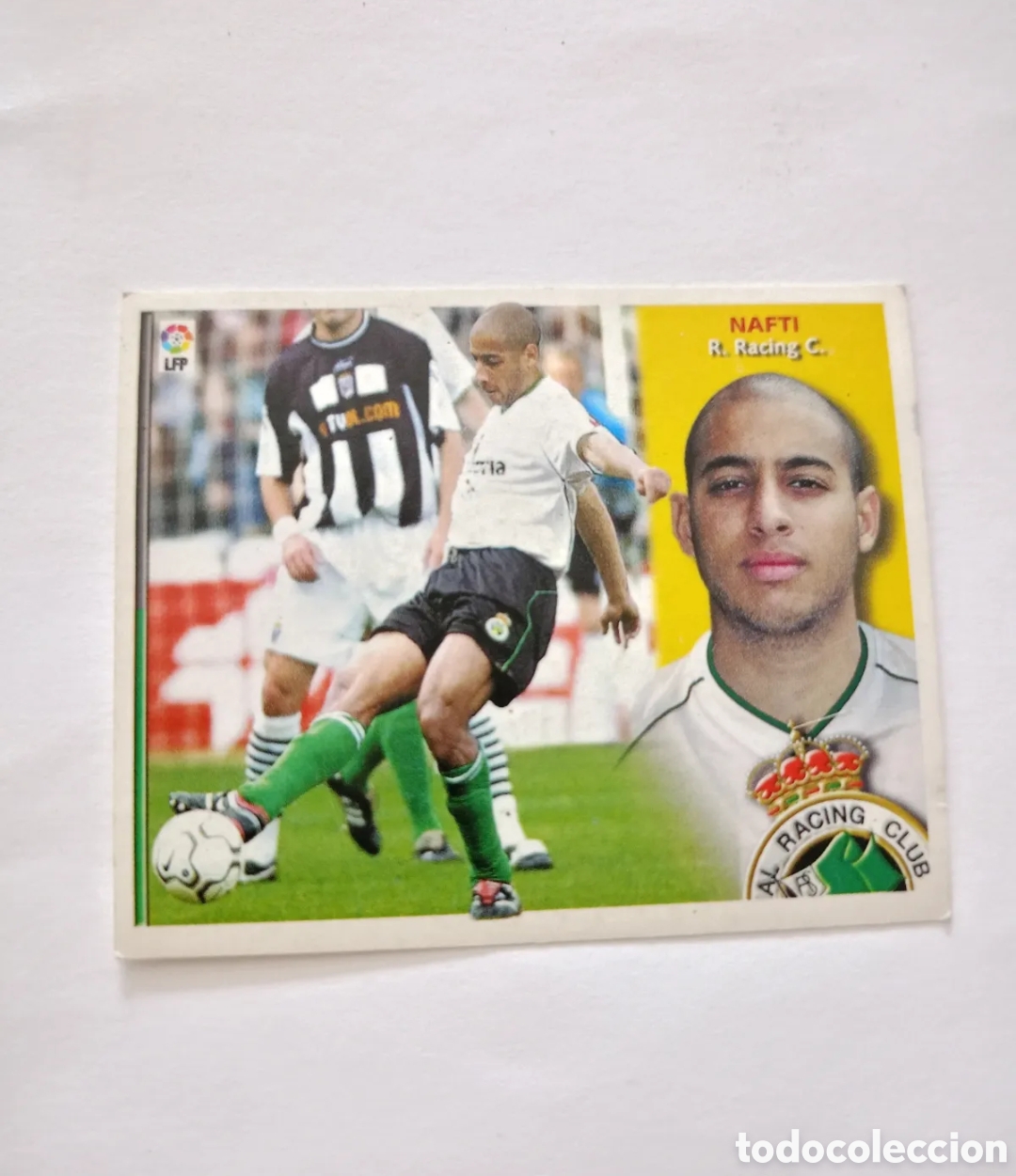 Cartes &agrave; collectionner de Football: NAFTI RACING DE SANTANDER LIGA ESTE 2002/03 02 03 NUNCA PEGADO SIN PEGAR