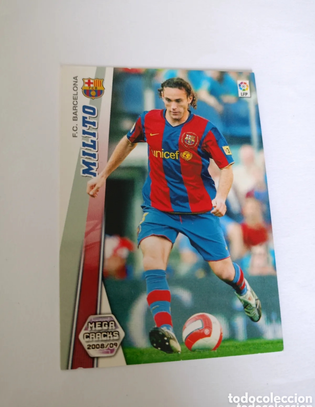 Cartes &agrave; collectionner de Football: MEGACRACKS 2008-09 N&ordm; 59 MILITO - FC BARCELONA