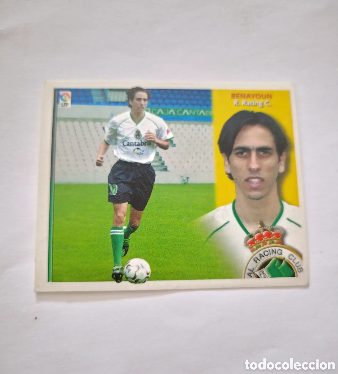 Cromos de f&uacute;tbol: EDICIONES ESTE 2002-2003 BENAYOUN (RACING SANTANDER) LIGA 02-03 CROMOS