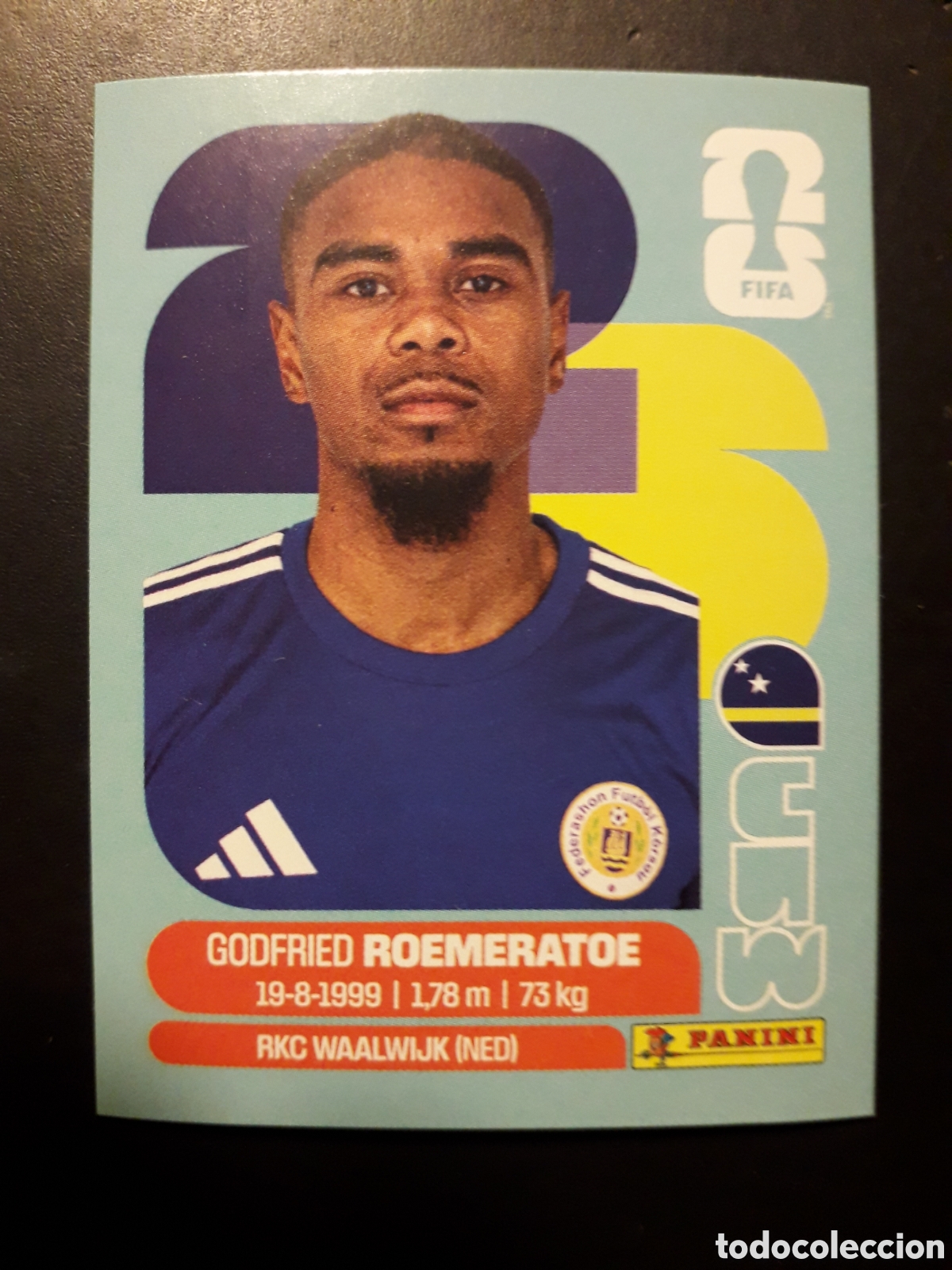 Cromos de f&uacute;tbol: ROEMERATDE CURA&Ccedil;AO CUW 10 MUNDIAL F&Uacute;TBOL 2026 FIFA WORLD CUP PANINI SIN PEGAR PEDIDO M&Iacute;NIMO 3&euro;