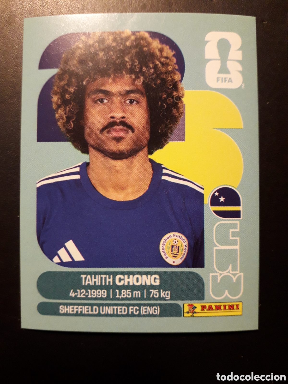 Cromos de f&uacute;tbol: CHONG CURA&Ccedil;AO CUW 14 MUNDIAL F&Uacute;TBOL 2026 FIFA WORLD CUP PANINI SIN PEGAR PEDIDO M&Iacute;NIMO 3&euro;