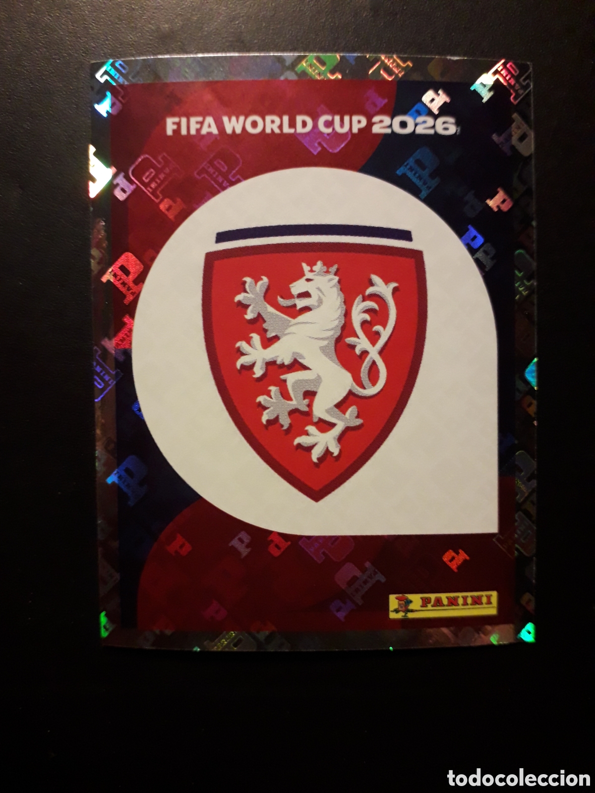 Cromos de f&uacute;tbol: ESCUDO REP CHECA/CHEQUIA CZE 1 MUNDIAL F&Uacute;TBOL 2026 FIFA WORLD CUP PANINI SIN PEGAR PEDIDO M&Iacute;NIMO 3&euro;.