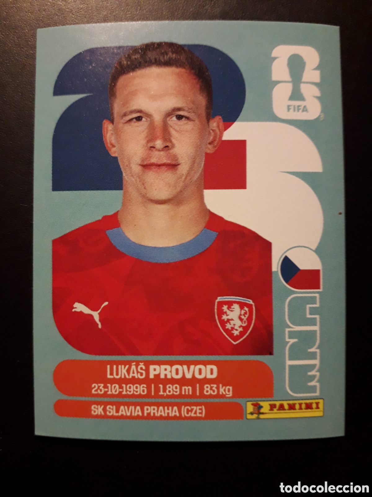 Cromos de f&uacute;tbol: PROVOD REP CHECA/CHEQUIA CZE 10 MUNDIAL F&Uacute;TBOL 2026 FIFA WORLD CUP PANINI SIN PEGAR PEDIDO M&Iacute;NIMO 3&euro;