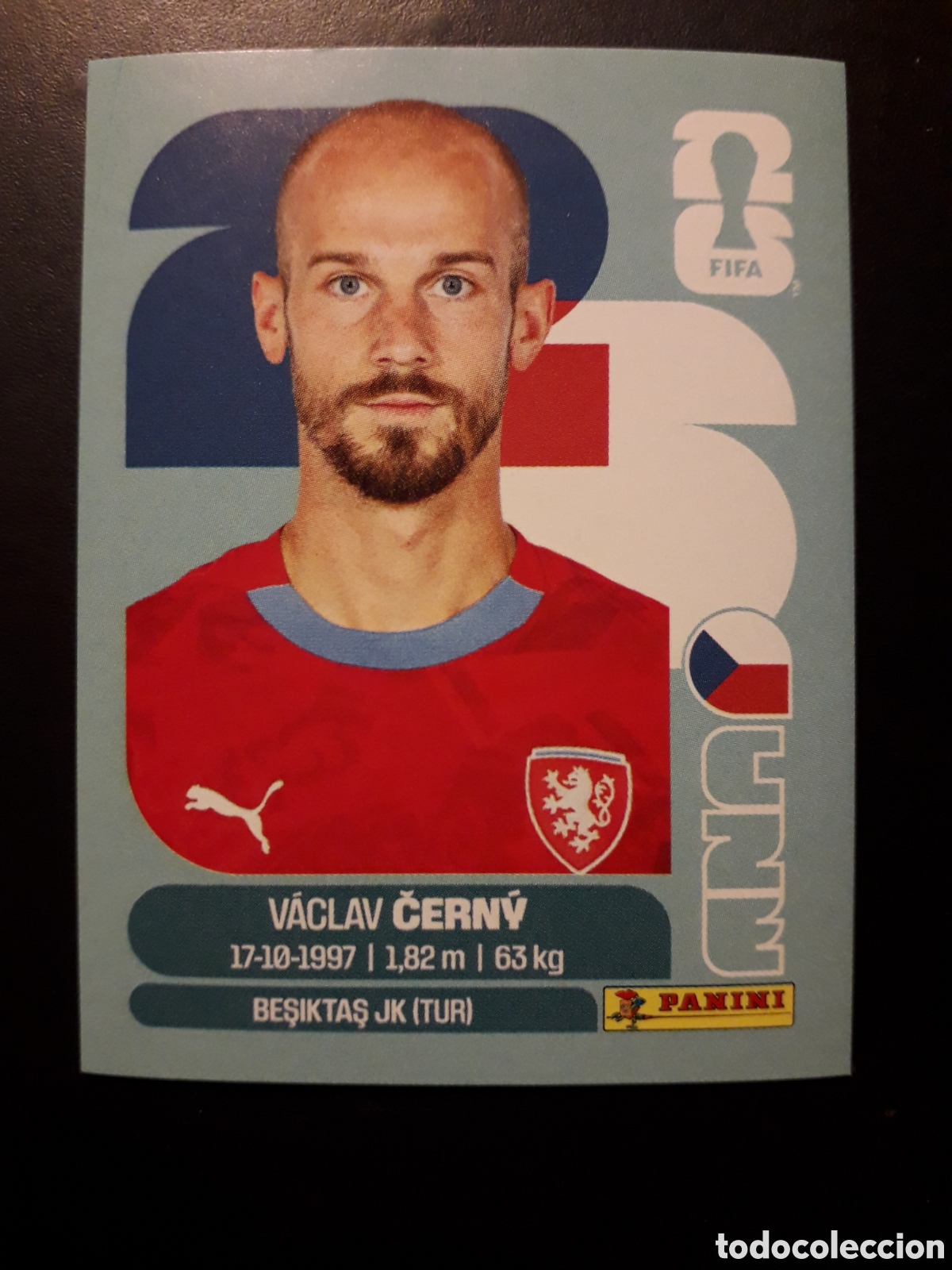 Cromos de f&uacute;tbol: ČERN&Yacute; REP CHECA/CHEQUIA CZE 18 MUNDIAL F&Uacute;TBOL 2026 FIFA WORLD CUP PANINI SIN PEGAR PEDIDO M&Iacute;NIMO 3&euro;.