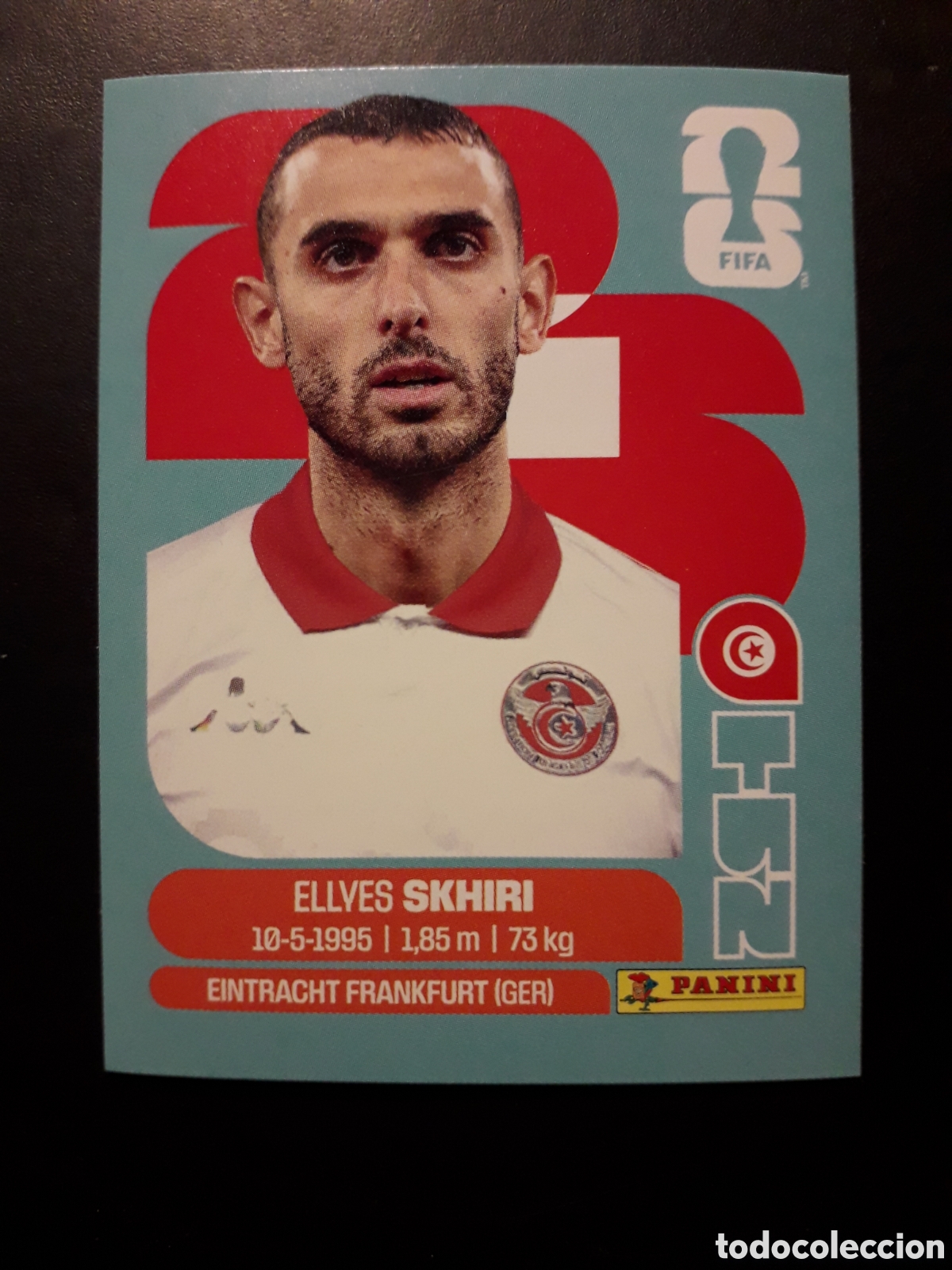 Cromos de f&uacute;tbol: SKHIRI T&Uacute;NEZ TUN 9 MUNDIAL F&Uacute;TBOL 2026 FIFA WORLD CUP PANINI SIN PEGAR PEDIDO M&Iacute;NIMO 3&euro;
