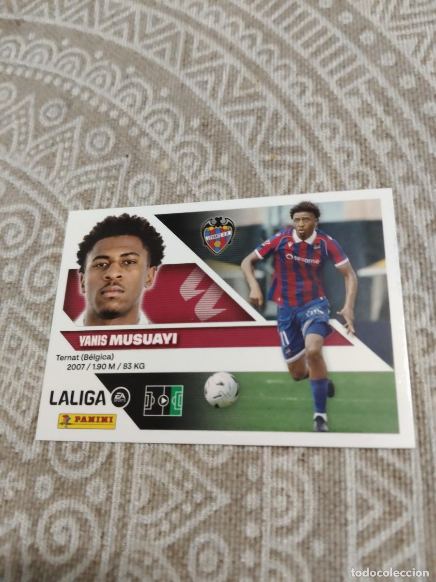 Cromos de f&uacute;tbol: 20 bis musuayi coloca levante liga este 2026-27