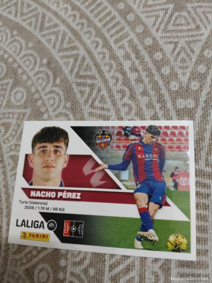 Cromos de f&uacute;tbol: 6 bis nacho perez coloca levante liga este 2026-27