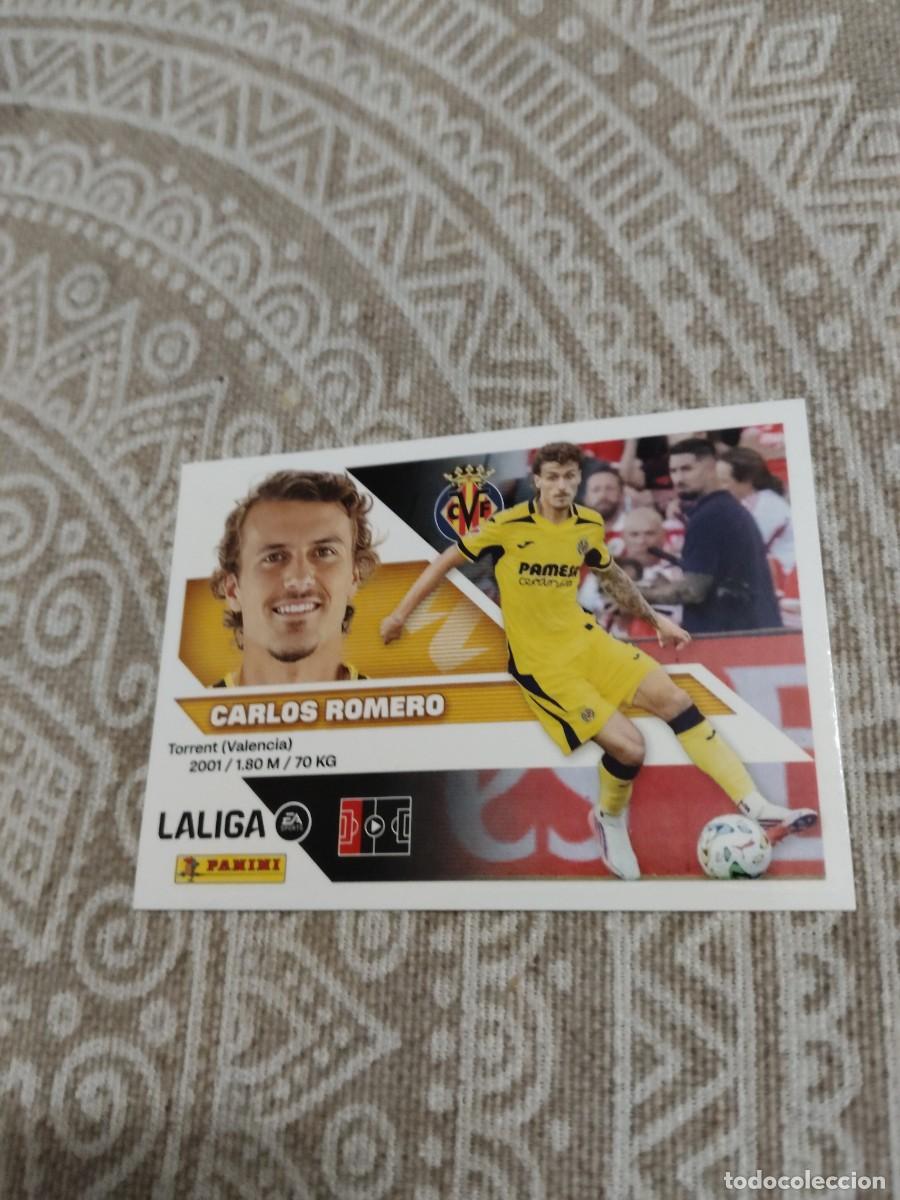 Cromos de f&uacute;tbol: 4 Carlos romero Villarreal &uacute;ltimos fichajes liga este 2026-27