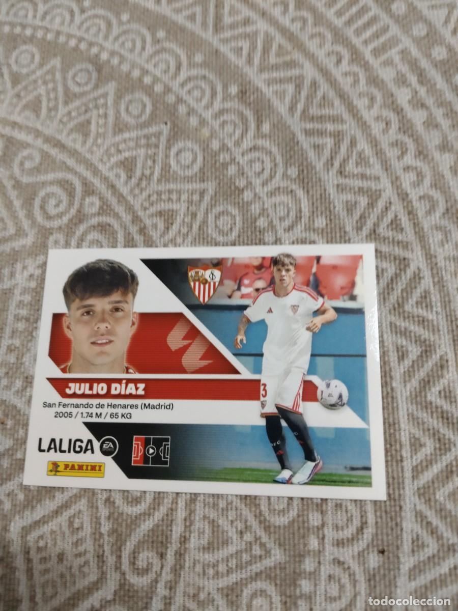 Cromos de f&uacute;tbol: 8 bis julio diaz coloca sevilla liga este 2026-27