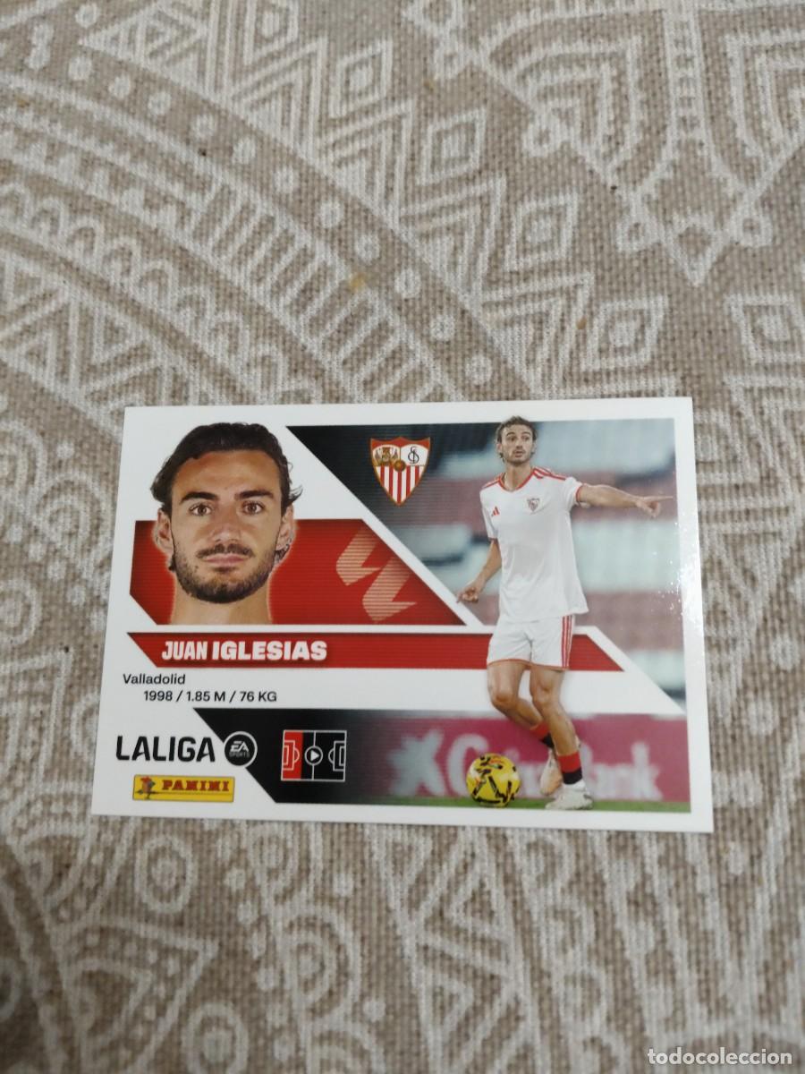 Cromos de f&uacute;tbol: 6 bis iglesias coloca sevilla liga este 2026-27