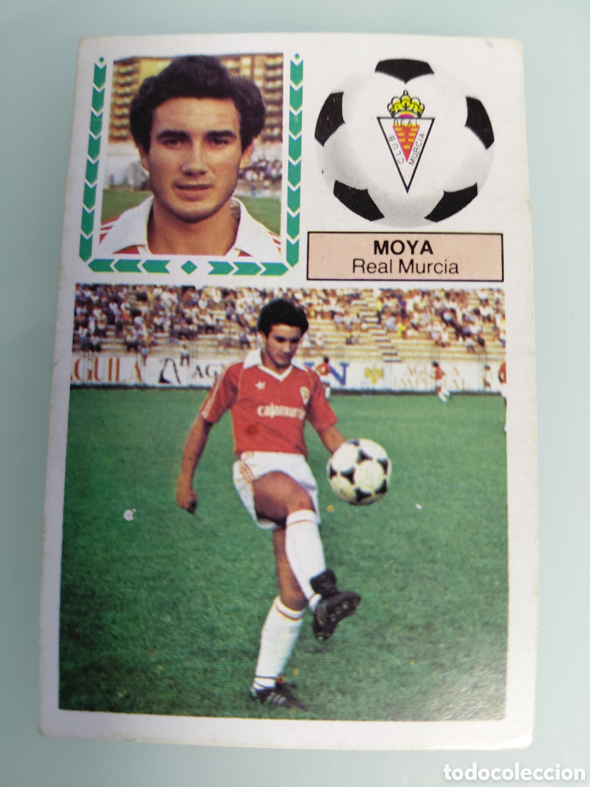 Cromos de f&uacute;tbol: MOYA, R MURCIA, COLOCA, LIGA 83 84, DESPEGADO