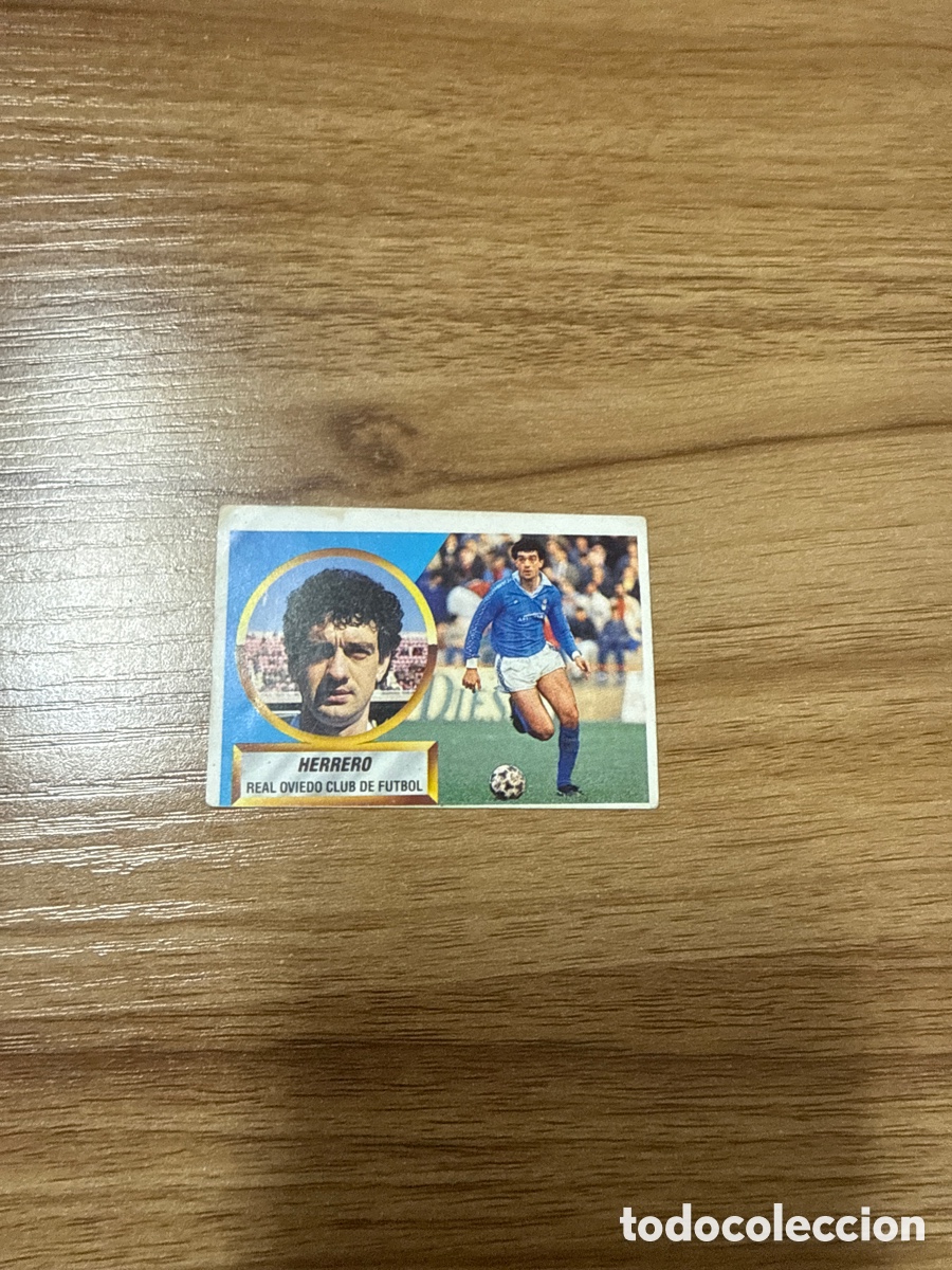 Cromos de f&uacute;tbol: 1988 HERRERO REAL OVIEDO N&ordm; 5 A EDICIONES ESTE SIN PEGAR