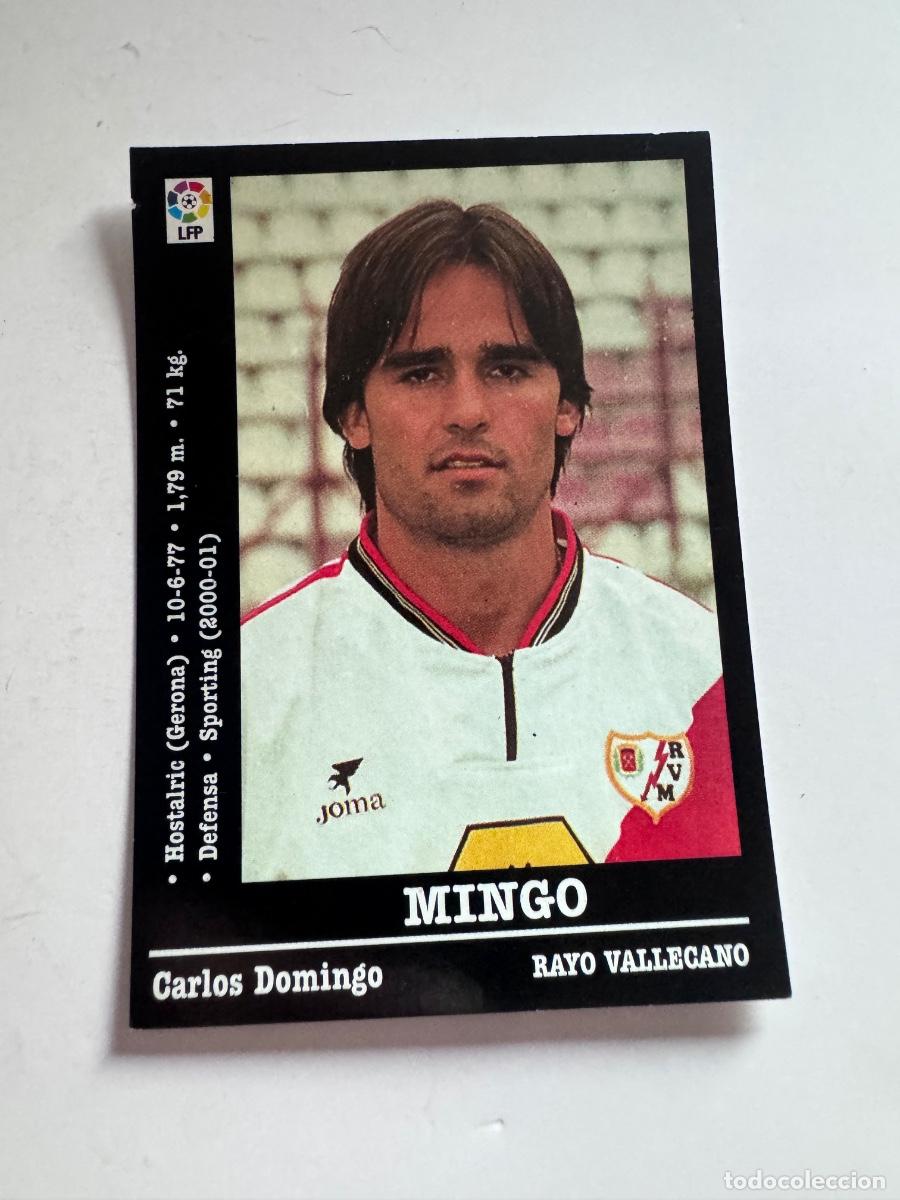 Cromos de f&uacute;tbol: MINGO R. VALLECANO CROMO &Uacute;LTIMOS FICHAJES LIGA 2000-2001 NUNCA PEGADO / COMPRA MIN&Iacute;MA 5 &euro;