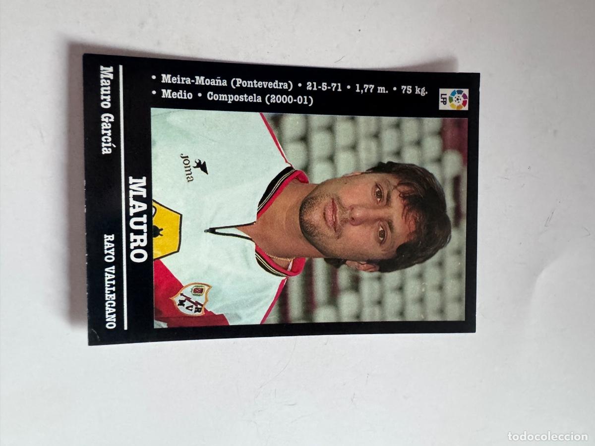 Cromos de f&uacute;tbol: MAURO R. VALLECANO CROMO &Uacute;LTIMOS FICHAJES LIGA 2000-2001 NUNCA PEGADO / COMPRA MIN&Iacute;MA 5 &euro;