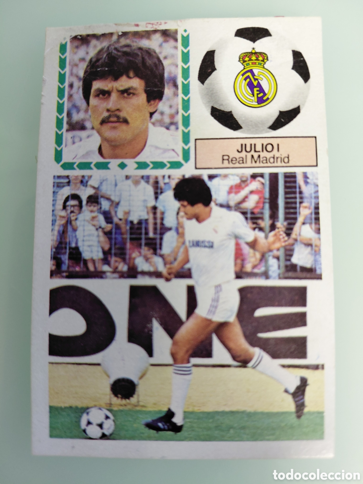 Cromos de f&uacute;tbol: JULIO, R MADRID, ULTIMOS FICHAJES 4, LIGA 83 84, DESPEGADO