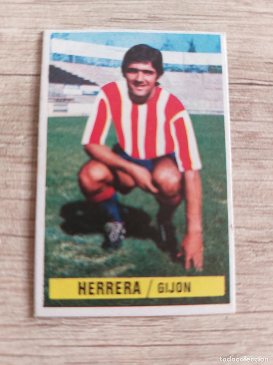 Cromos de f&uacute;tbol: CROMO FUTBOL Herrera sporting gijon EDITORIAL ESTE LIGA 74-75
