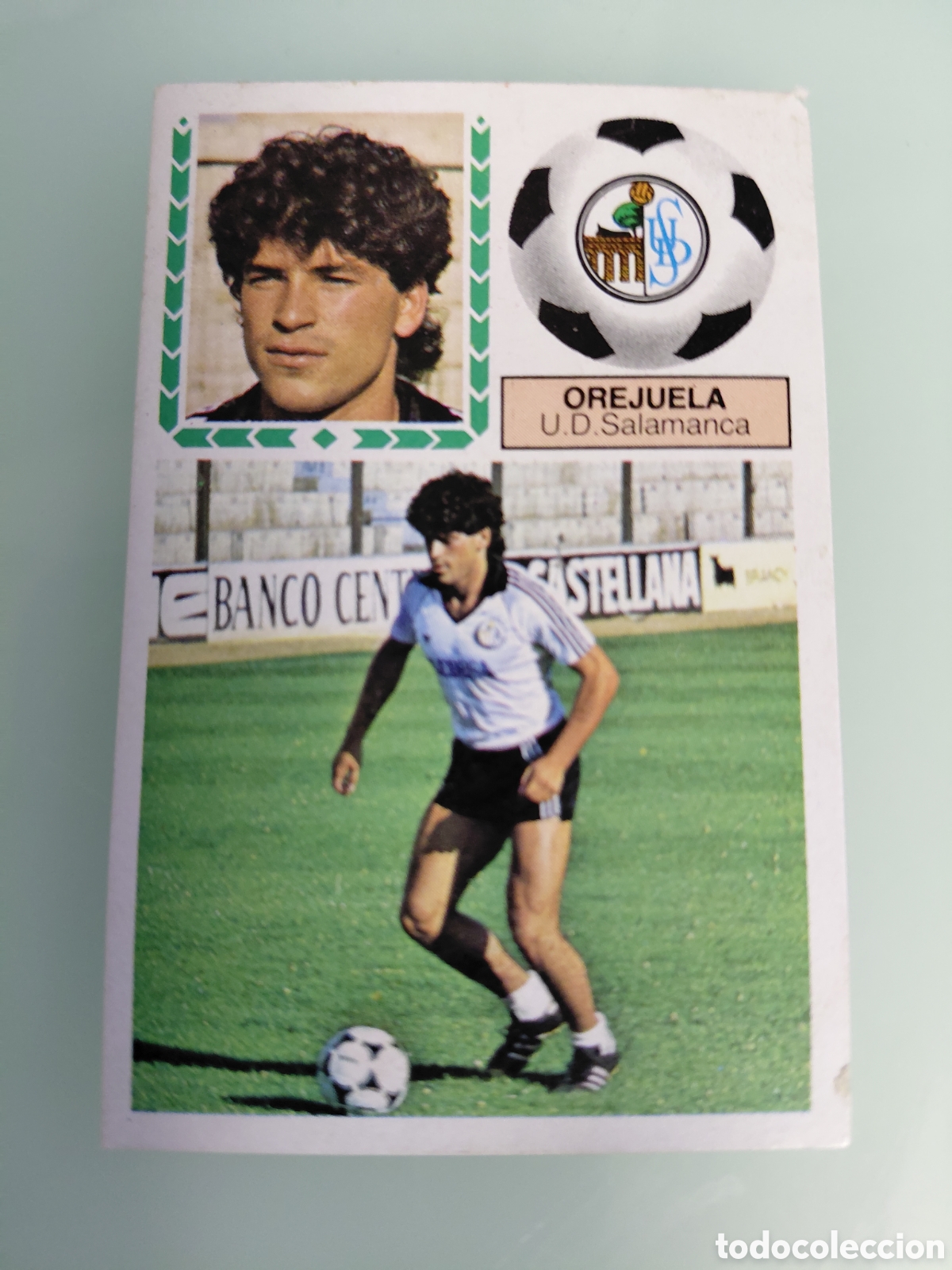 Cromos de f&uacute;tbol: OREJUELA, U D SALAMANCA, ULTIMOS FICHAJES 31, LIGA ESTE 83 84, DESPEGADO