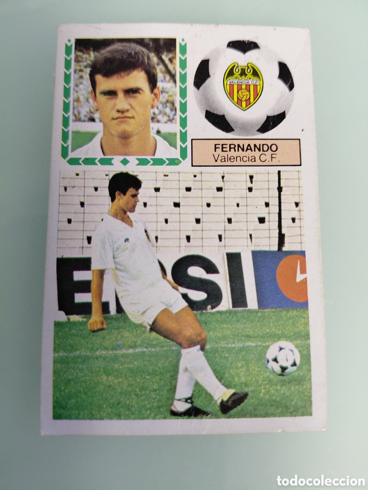 Cromos de f&uacute;tbol: FERNANDO, VALENCIA C F, ULTIMOS FICHAJES 36, LIGA ESTE 83 84, DESPEGADO
