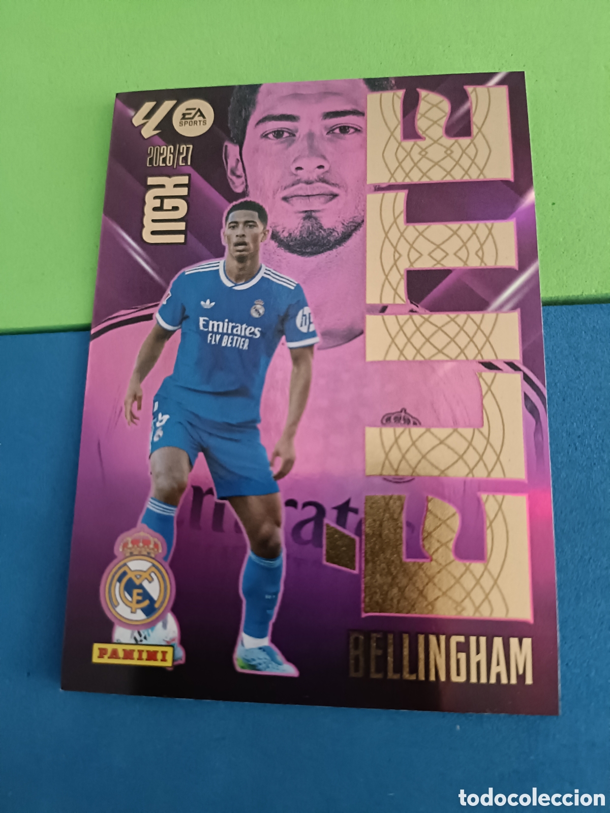Cromos de f&uacute;tbol: PANINI 2026 2027 MGK MEGACRACKS 25 Aniversario - &Eacute;lite 2 Bellingham Real Madrid