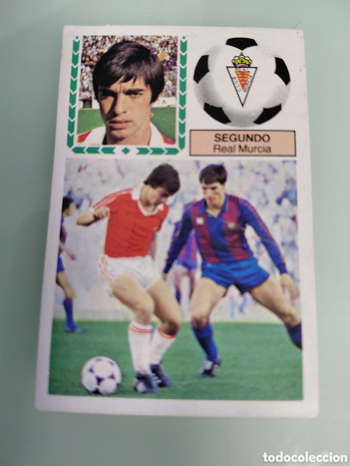 Cromos de f&uacute;tbol: SEGUNDO, R MURCIA, ULTIMOS FICHAJES 38, LIGA 83 84, DESPEGADO