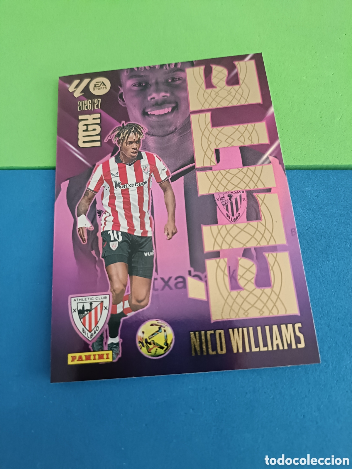 Cromos de f&uacute;tbol: PANINI 2026 2027 MGK MEGACRACKS 25 Aniversario - &Eacute;lite 12 Nico Williams