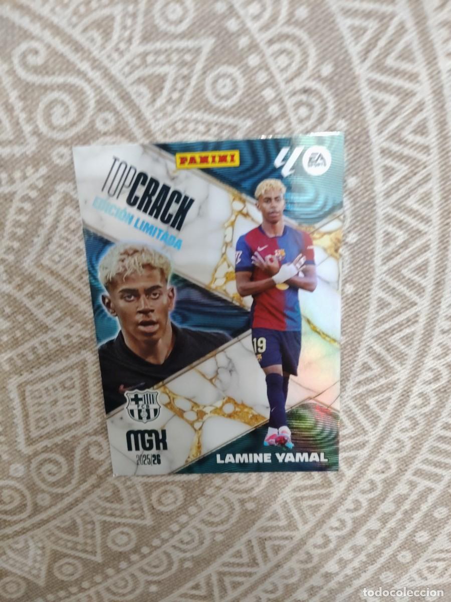 Cromos de Futebol: Lamine yamal FC Barcelona top crack edici&oacute;n limitada megacracks 2025-26