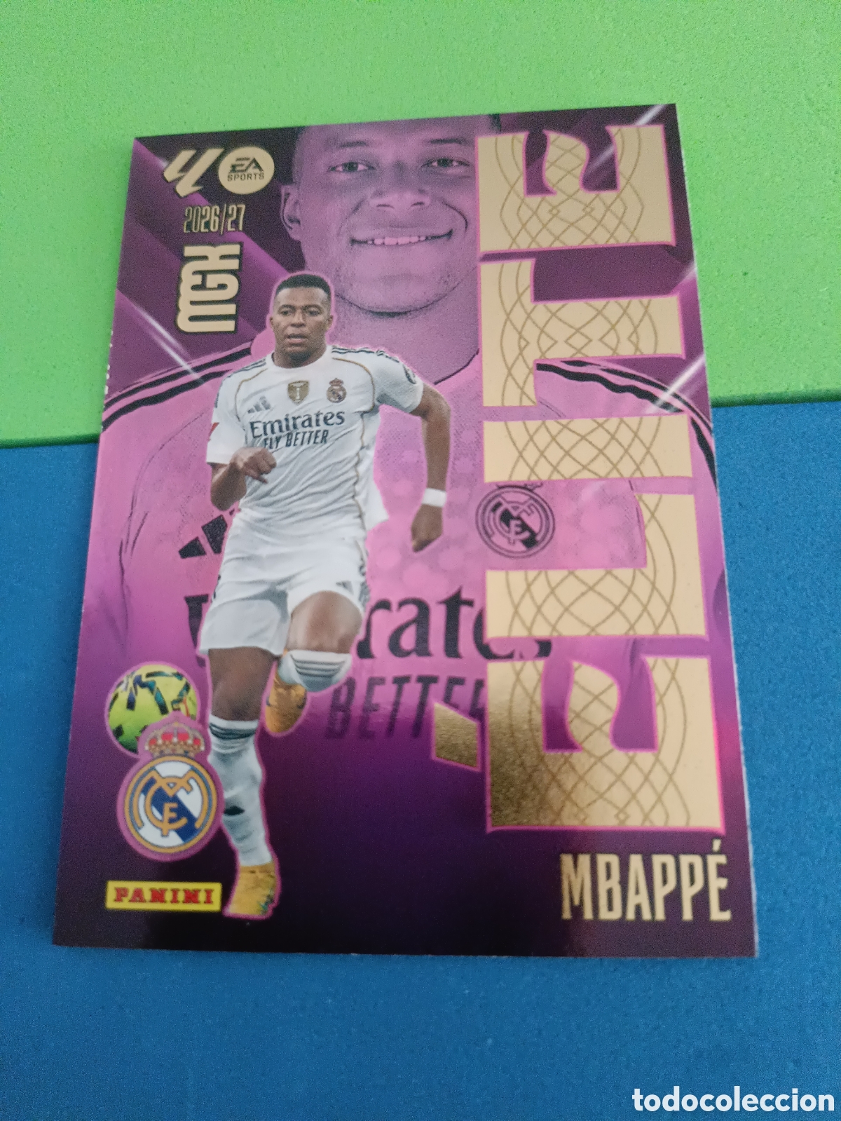 Fu&szlig;ball-Sticker: PANINI 2026 2027 MGK MEGACRACKS 25 Aniversario - &Eacute;lite 10 Mbappe Real Madrid