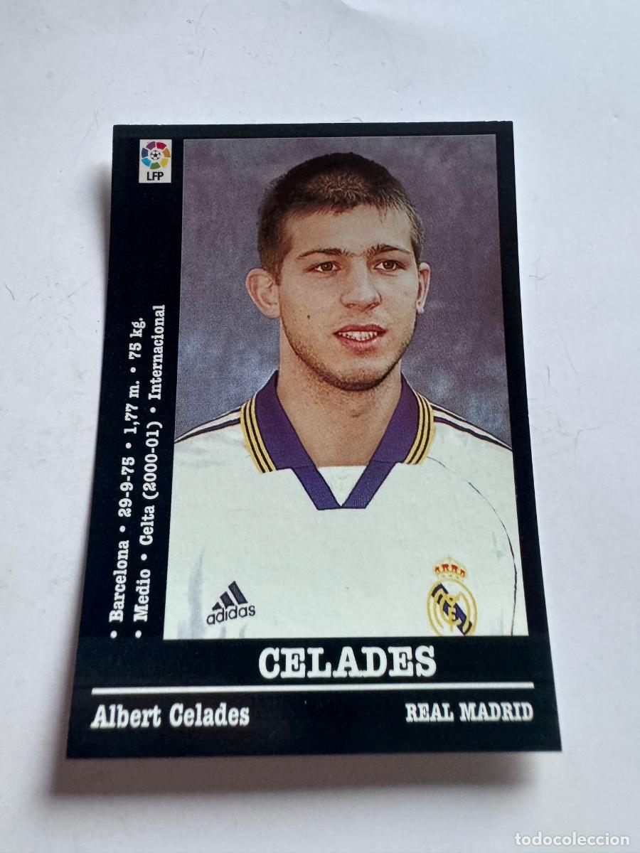 Fu&szlig;ball-Sticker: CELADES R. MADRID CROMO F&Uacute;TBOL &Uacute;LTIMOS FICHAJES LIGA 2000-2001 NUNCA PEGADO / COMPRA MIN&Iacute;MA 5 &euro;