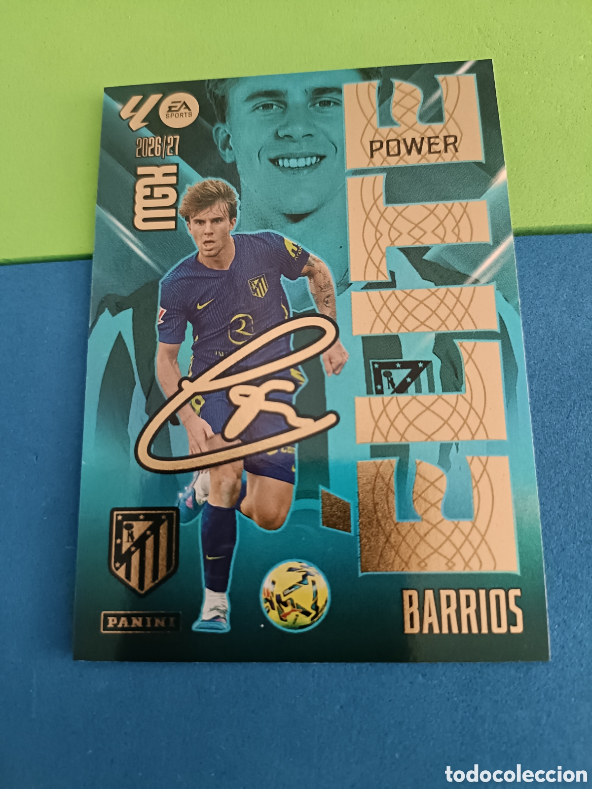 Fu&szlig;ball-Sticker: PANINI 2026 2027 MGK MEGACRACKS 25 Aniversario - &Eacute;lite Power 1P Barrios Atl&eacute;tico Madrid