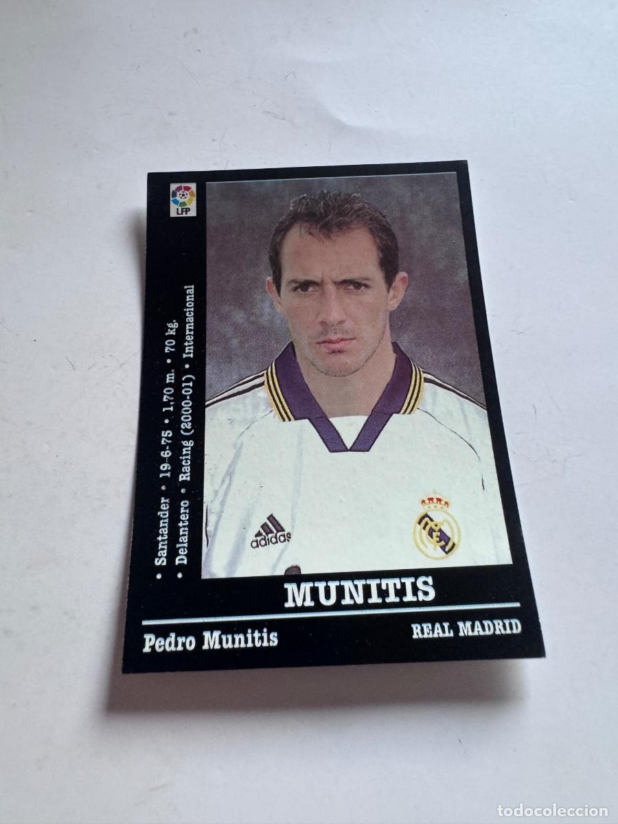 Fu&szlig;ball-Sticker: MUNTIS R. MADRID CROMO F&Uacute;TBOL &Uacute;LTIMOS FICHAJES LIGA 2000-2001 NUNCA PEGADO / COMPRA MIN&Iacute;MA 5 &euro;