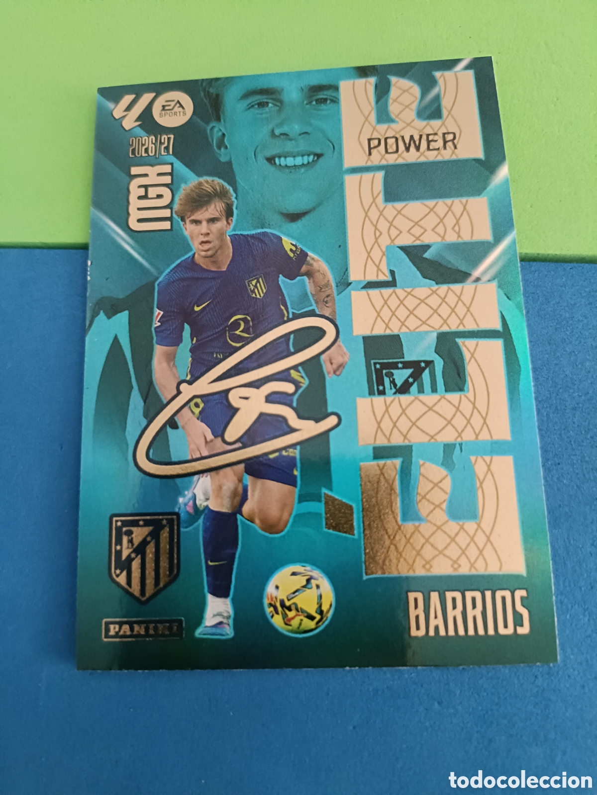 Fu&szlig;ball-Sticker: PANINI 2026 2027 MGK MEGACRACKS 25 Aniversario - &Eacute;lite Power 1P Barrios Atl&eacute;tico Madrid