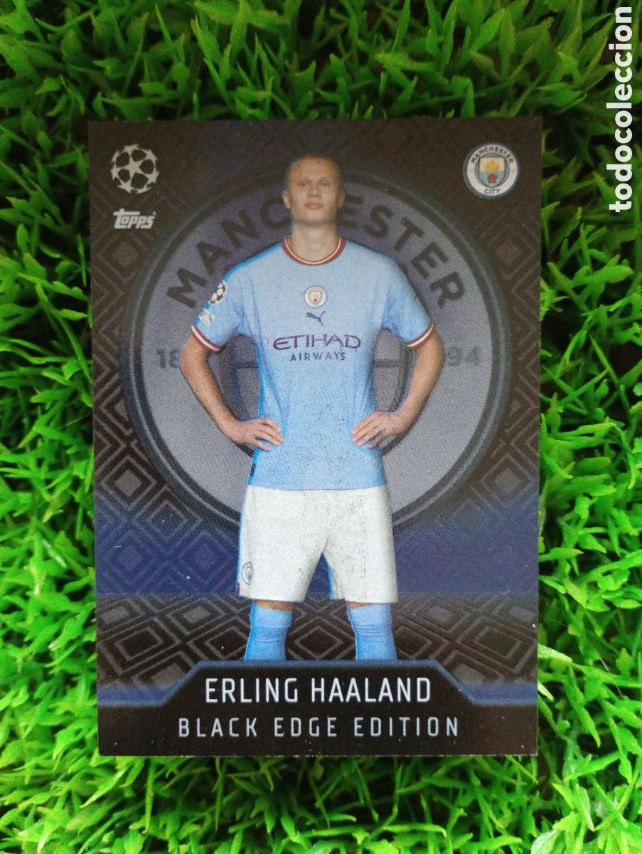 Football Stickers: Haaland Manchester City BLACK EDGE EDITION Match Attax 22-23 # 461