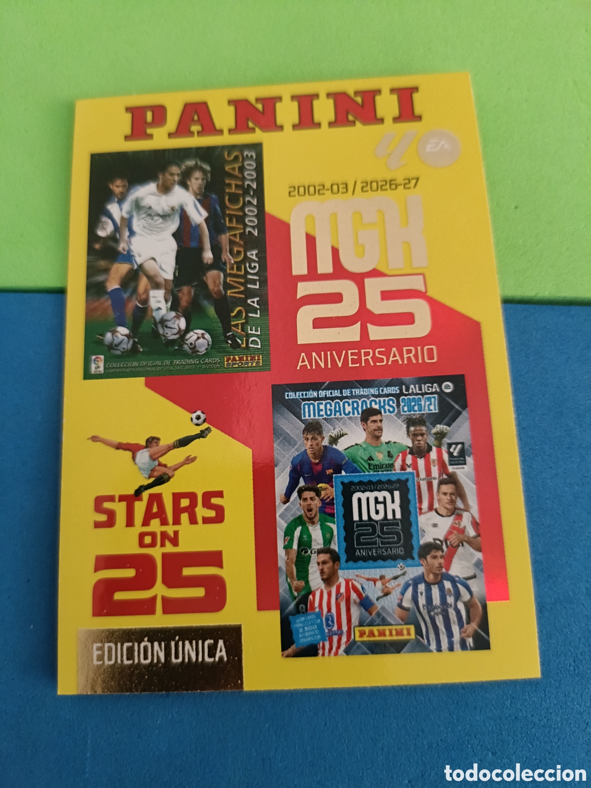 Cromos de f&uacute;tbol: PANINI 2026 2027 MGK MEGACRACKS 25 Aniversario - Stars 424 Edici&oacute;n Unica