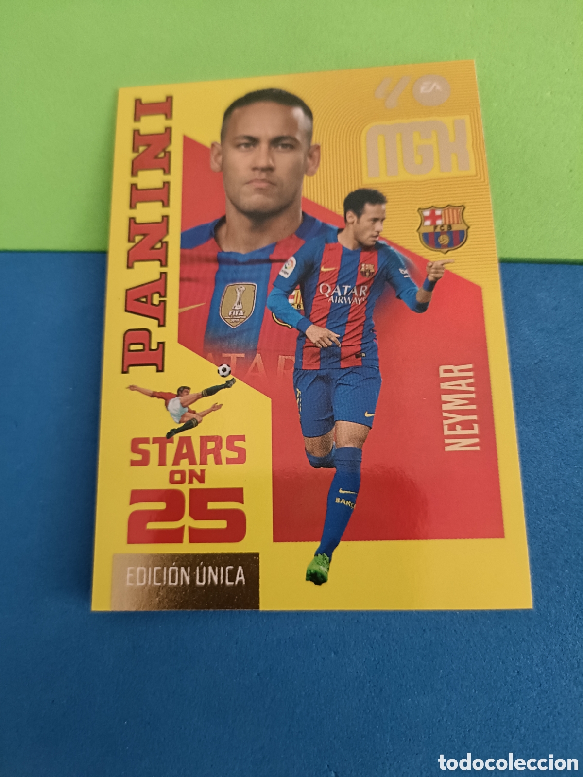 Cromos de f&uacute;tbol: PANINI 2026 2027 MGK MEGACRACKS 25 Aniversario - Stars 446 Neymar