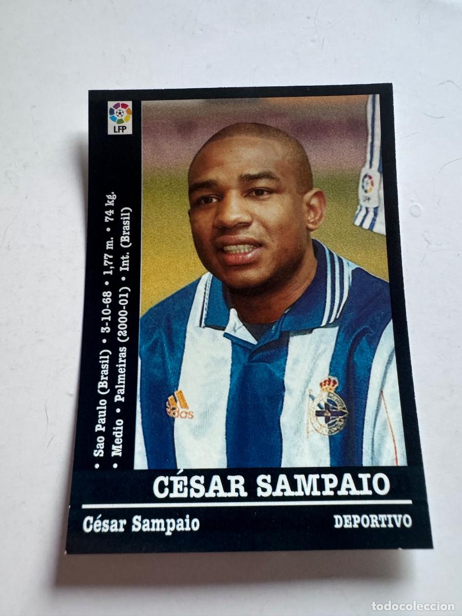 Cromos de f&uacute;tbol: C&Eacute;SAR SAMPAIO DEPORTIVO CROM F&Uacute;TBOL &Uacute;LTIMOS FICHAJES LIGA 2000-2001 NUNCA PEGADO / COMPRA MIN&Iacute;MA 5 &euro;